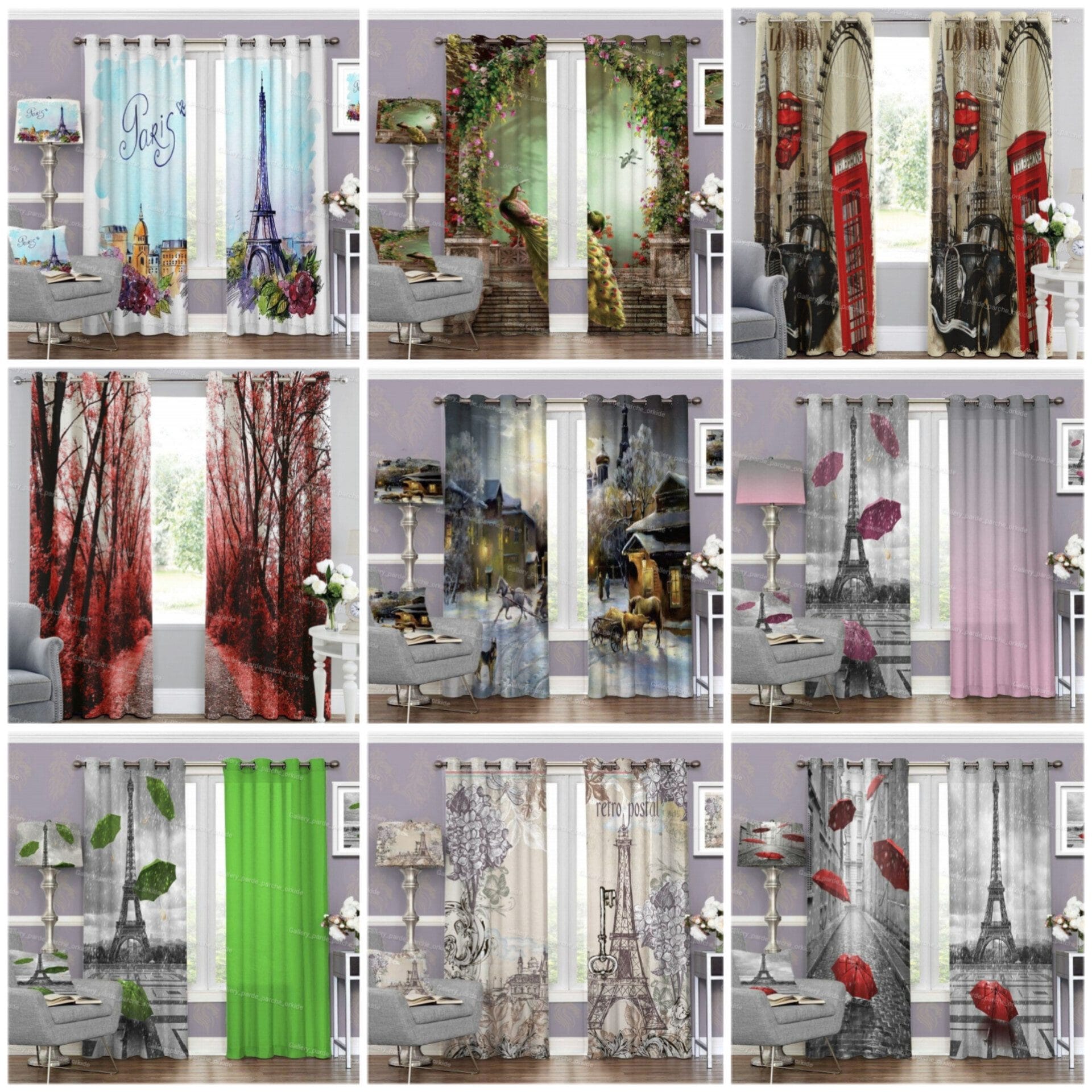 پرده چاپی طرح طبیعت مناسب دکوراسیون آرامشبخش پرده چاپی طرح طبیعت، مناسب برای دکوراسیون اتاق نشیمن و اتاق خواب، با تصاویر طبیعی و زیبا