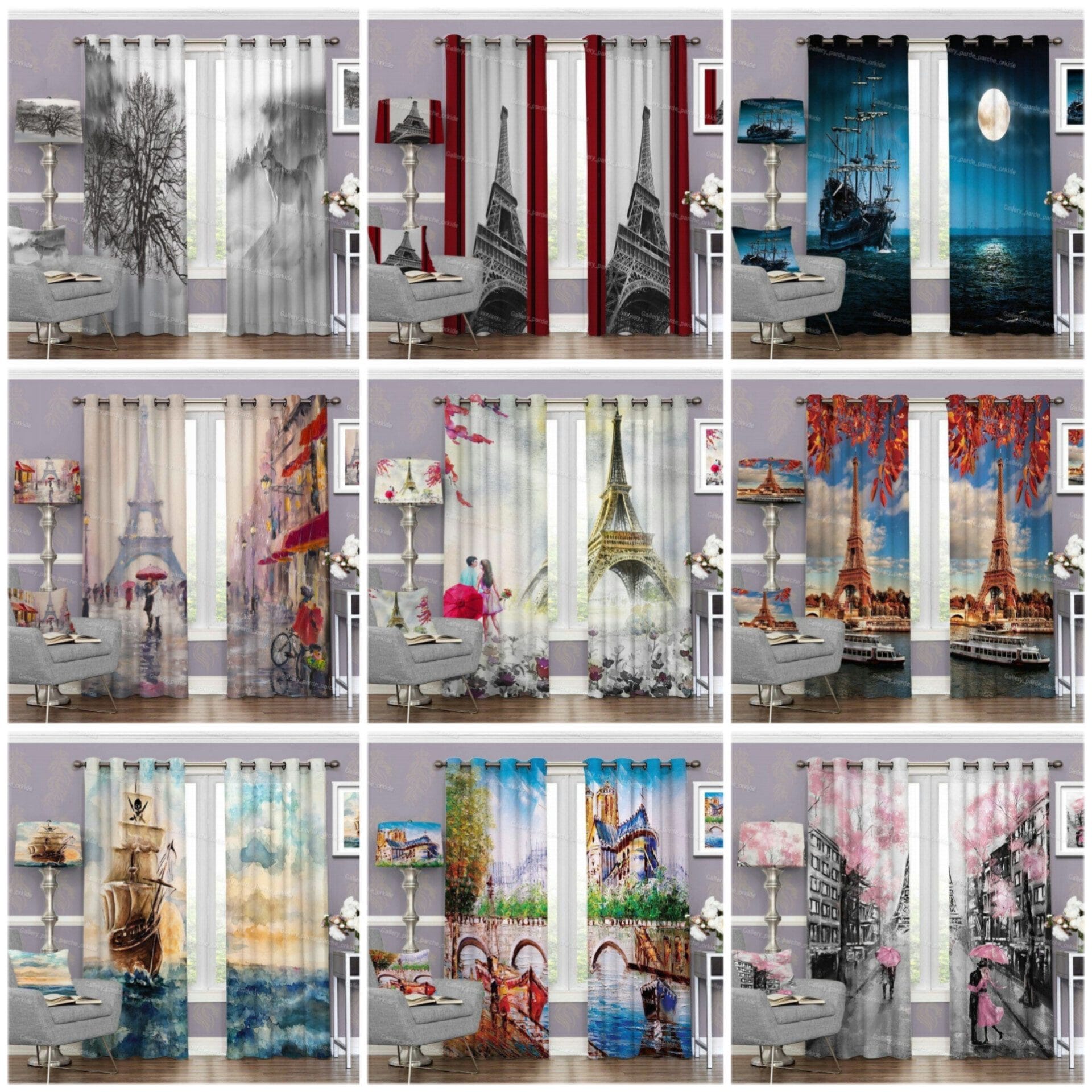 پرده چاپی طرح طبیعت مناسب دکوراسیون آرامشبخش پرده چاپی طرح طبیعت، مناسب برای دکوراسیون اتاق نشیمن و اتاق خواب، با تصاویر طبیعی و زیبا