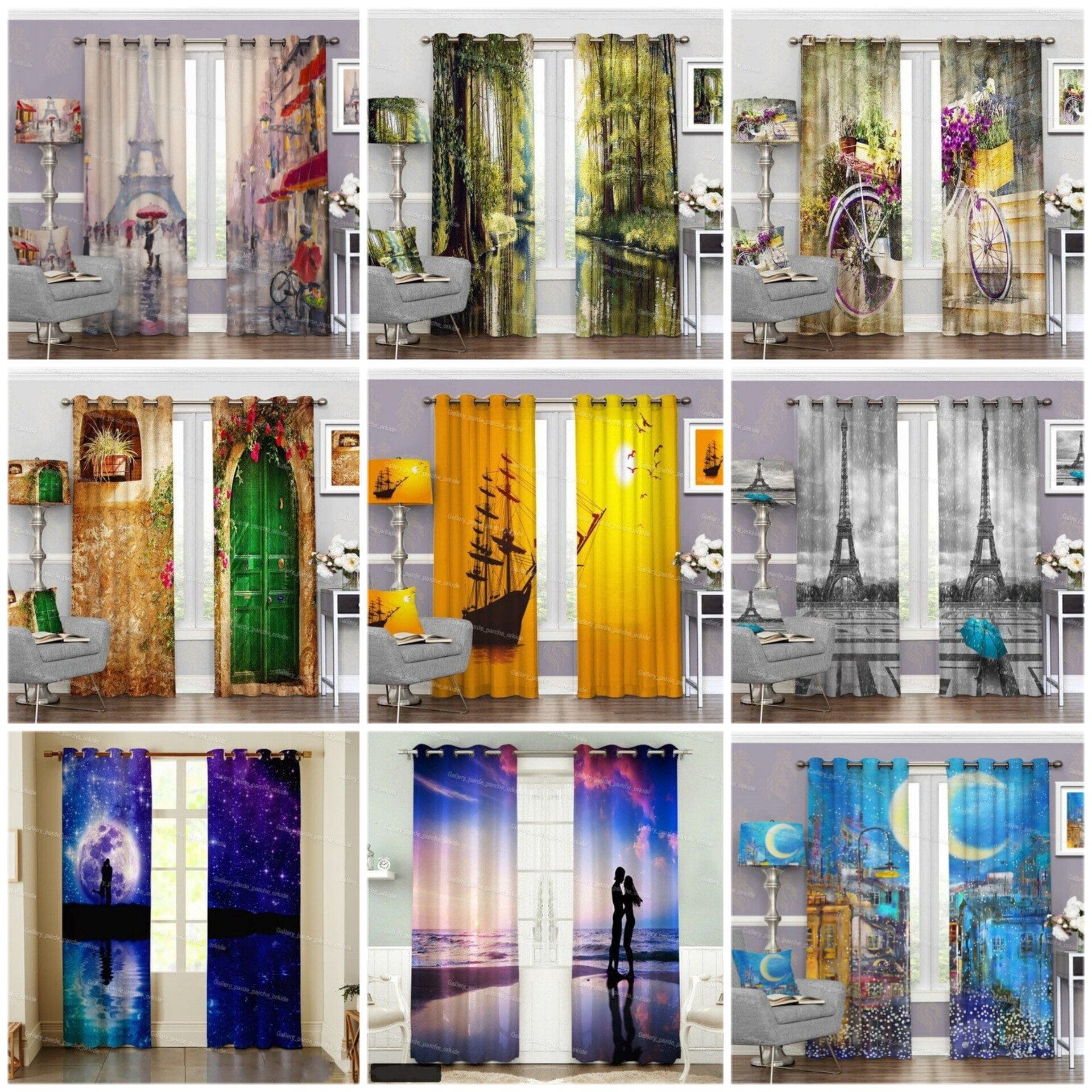 پرده چاپی طرح طبیعت مناسب دکوراسیون آرامشبخش پرده چاپی طرح طبیعت، مناسب برای دکوراسیون اتاق نشیمن و اتاق خواب، با تصاویر طبیعی و زیبا