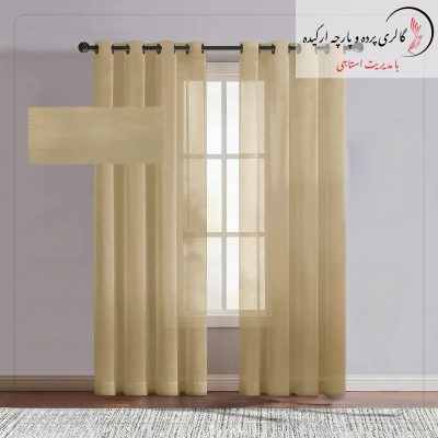 پرده حریر الگانت شفاف و لطیف، مناسب برای اتاق نشیمن و اتاق خواب