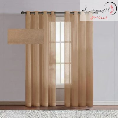 پرده حریر الگانت شفاف و لطیف، مناسب برای اتاق نشیمن و اتاق خواب