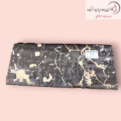 پارچه مخمل پتینه با طرح طلاکوب و نقره‌کوب مناسب برای پرده و مبلمان لوکس