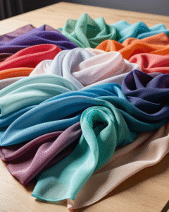 پارچه حریر نازک و لطیف مناسب دوخت پرده و لباس