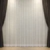 Patina Chiffon Curtain-1 پرده حریر پتینه با طرح هنری و ریزش لطیف مناسب دکوراسیون مدرن