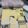 پارچه مخمل پرده ای مخمل پتینه طرح دار مناسب پرده و مبلمان