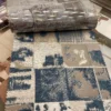 پارچه مخمل پرده ای مخمل پتینه طرح دار مناسب پرده و مبلمان