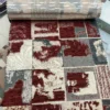 پارچه مخمل پرده ای مخمل پتینه طرح دار مناسب پرده و مبلمان