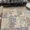 پارچه مخمل پرده ای مخمل پتینه طرح دار مناسب پرده و مبلمان