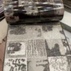 پارچه مخمل پرده ای مخمل پتینه طرح دار مناسب پرده و مبلمان