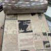 پارچه مخمل پرده ای مخمل پتینه طرح دار مناسب پرده و مبلمان
