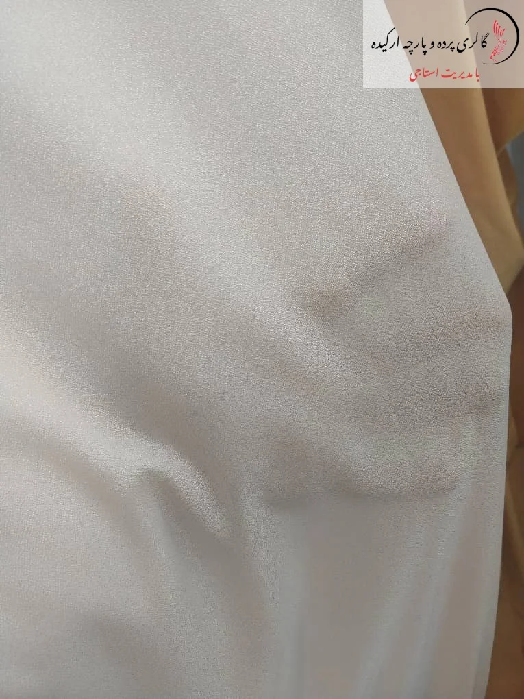 scachi-kerep-chiffon-fabric-white پرده حریر کرپ اسکاچی سبک مناسب دکوراسیون مدرن